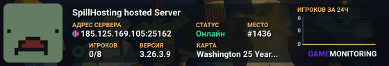 SpillHosting hosted Server