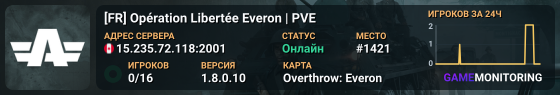 [FR] Opération Libertée Everon | PVE