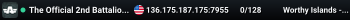 The Official 2nd Battalion 2nd Marines warlords op server.