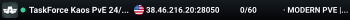 TaskForce Kaos PvE 24/7 Active Admins New Players Welcome