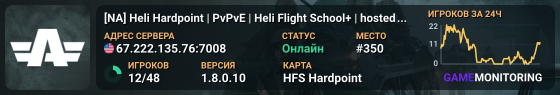 [NA] Heli Hardpoint | PvPvE | Heli Flight School+ | hosted by hfsgaming.com