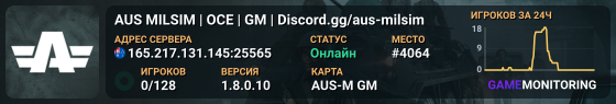 AUS MILSIM | OCE | GM | Discord.gg/aus-milsim