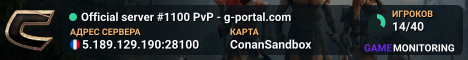 Official server #1100 PvP - g-portal.com