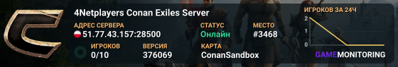 4Netplayers Conan Exiles Server