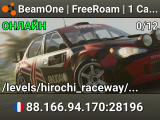 BeamOne | FreeRoam | 1 Cars | Hirochi Raceway | By RoquetteOne