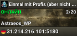 Einmal mit Profis (aber nicht hier)