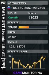 MANHUNT Livonia Lite #2 [1PP] WIPE 15.08