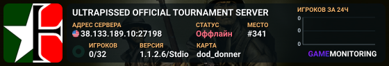 ULTRAPISSED OFFICIAL TOURNAMENT SERVER