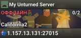 My Unturned Server