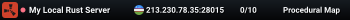 My Local Rust Server