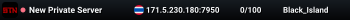 New Private Server