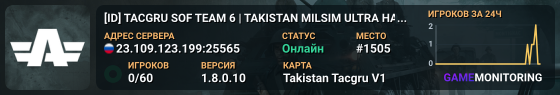 [ID] TACGRU SOF TEAM 6 | TAKISTAN MILSIM ULTRA HARDCORE