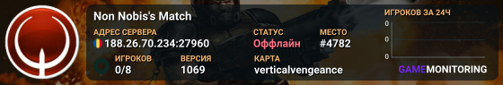 Non Nobis's Match