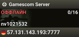 Gamescom Server