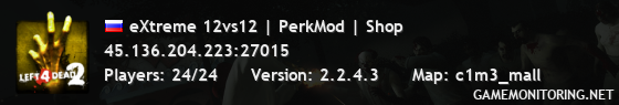 eXtreme 12vs12 | PerkMod | Shop