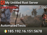 My Untitled Rust Server