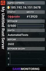 My Untitled Rust Server