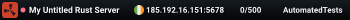 My Untitled Rust Server