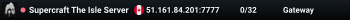 Supercraft The Isle Server