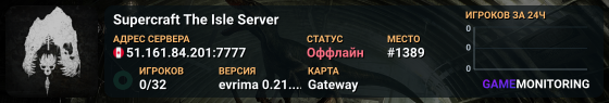 Supercraft The Isle Server
