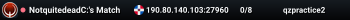 NotquitedeadC:'s Match
