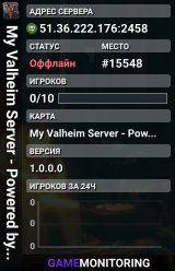 My Valheim Server - Powered by AMP
