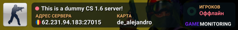 This is a dummy CS 1.6 server!