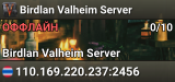 Birdlan Valheim Server