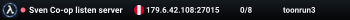 Sven Co-op listen server