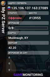 My PZ Server