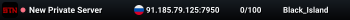 New Private Server