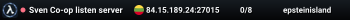 Sven Co-op listen server