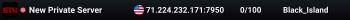 New Private Server