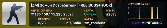 [ZM] Зомби Истребители [FREE BOSS+HOOK]
