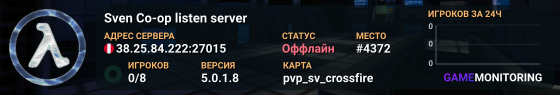 Sven Co-op listen server