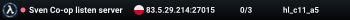 Sven Co-op listen server