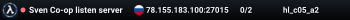 Sven Co-op listen server