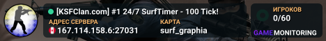 [KSFClan.com] #1 24/7 SurfTimer - 100 Tick!