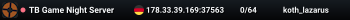 TB Game Night Server