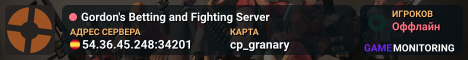 Gordon's Betting and Fighting Server