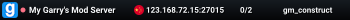 My Garry's Mod Server