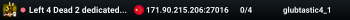Left 4 Dead 2 dedicated server