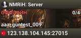 NMRiH: Server
