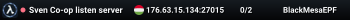 Sven Co-op listen server