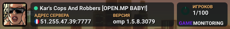 Kar's Cops And Robbers [OPEN.MP BABY!]