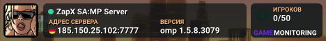ZapX SA:MP Server