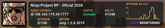 Ninja Project RP - Oficial 2026
