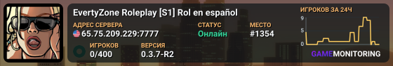 EvertyZone Roleplay [S1] Rol en español