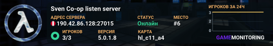 Sven Co-op listen server