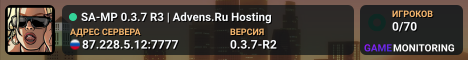 SA-MP 0.3.7 R3 | Advens.Ru Hosting
